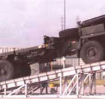 military vehicle service ramp